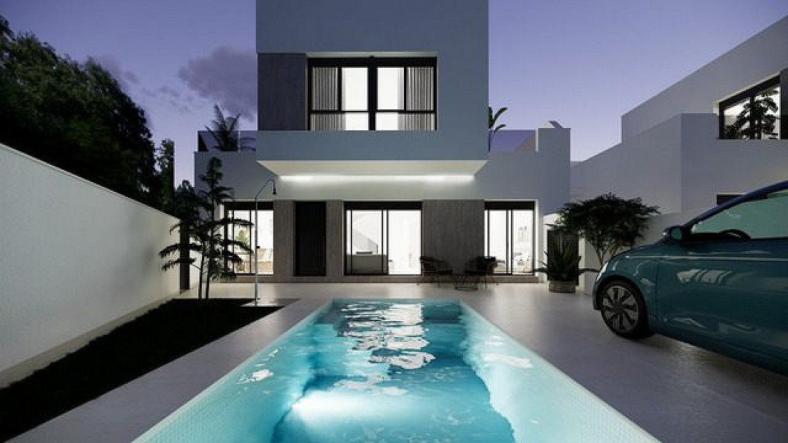 Stilvoll wohnen: Villa mit Pool & 3 Schlafzimmern
