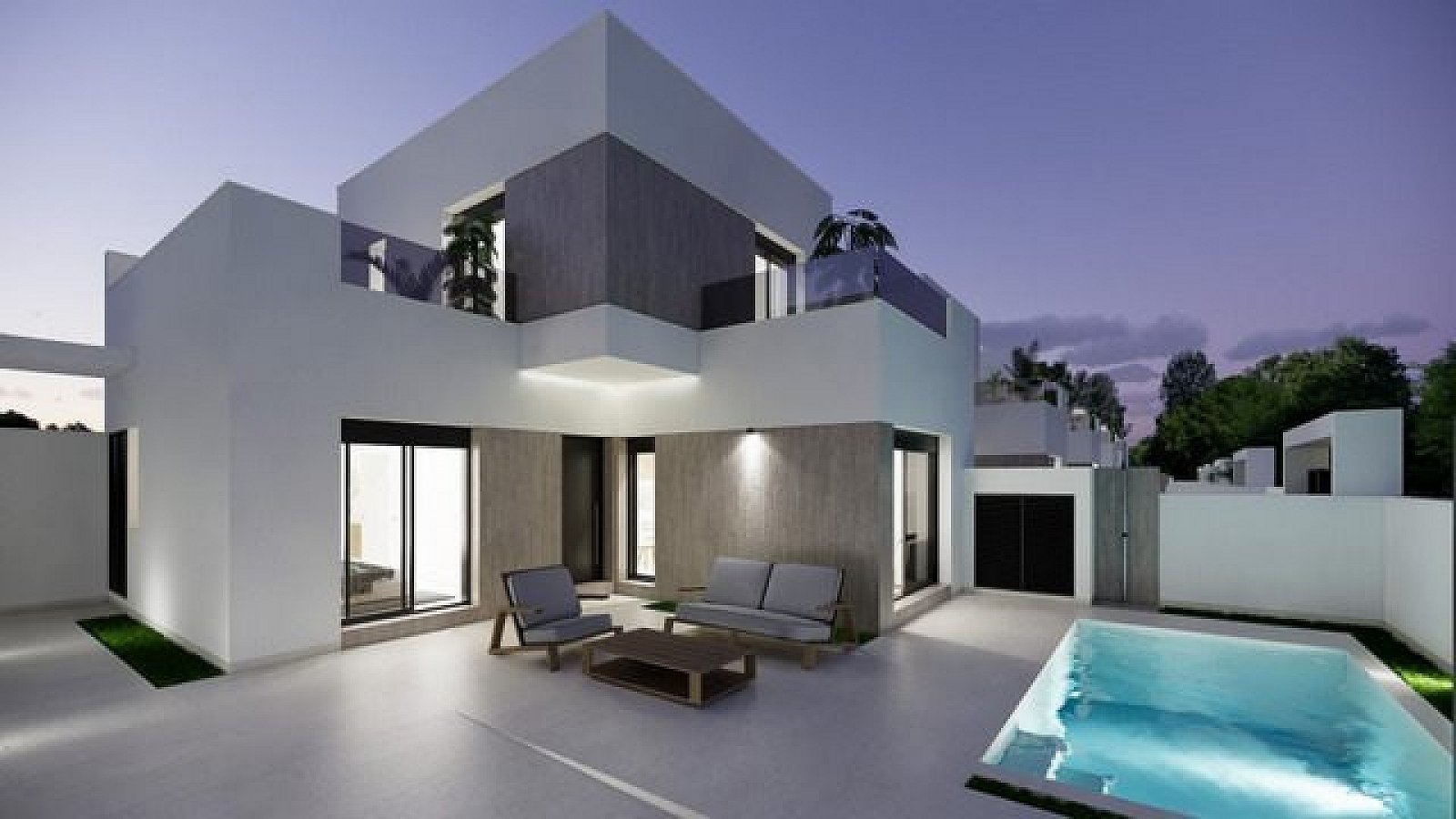 Stilvoll wohnen: Villa mit Pool & 3 Schlafzimmern