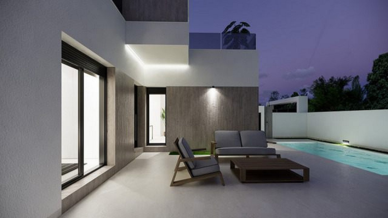 Stilvoll wohnen: Villa mit Pool & 3 Schlafzimmern