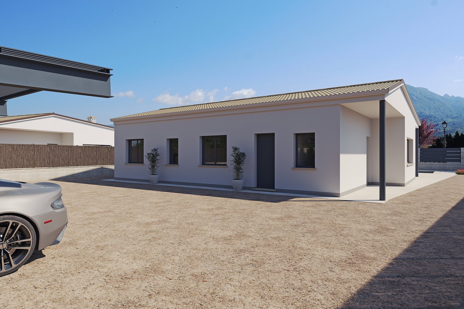 Moderne Villa mit Pool und traumhaftem Bergpanorama