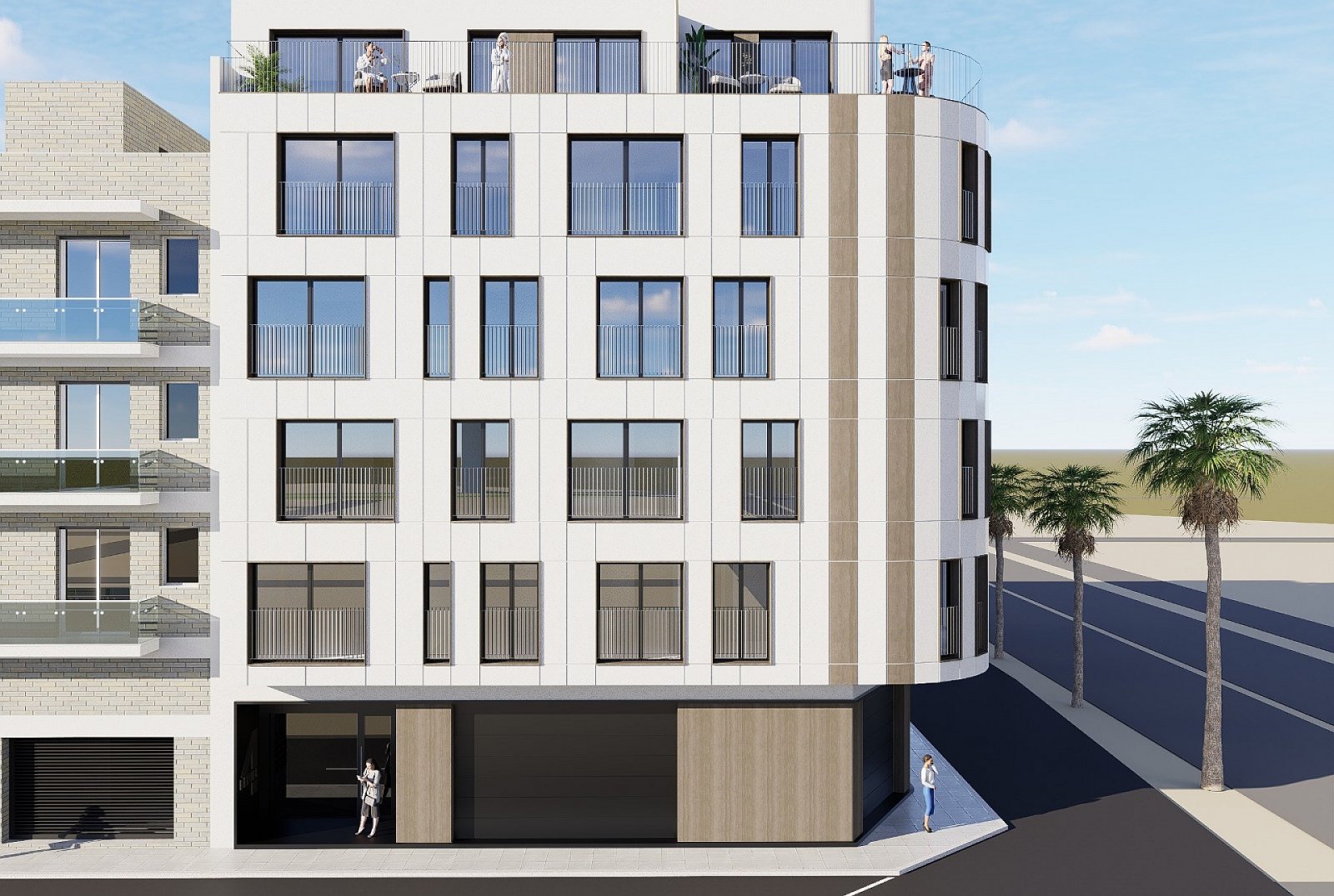 Torrevieja: Exklusive Strandwohnung mit Rooftop-Pool und Top-Lage 