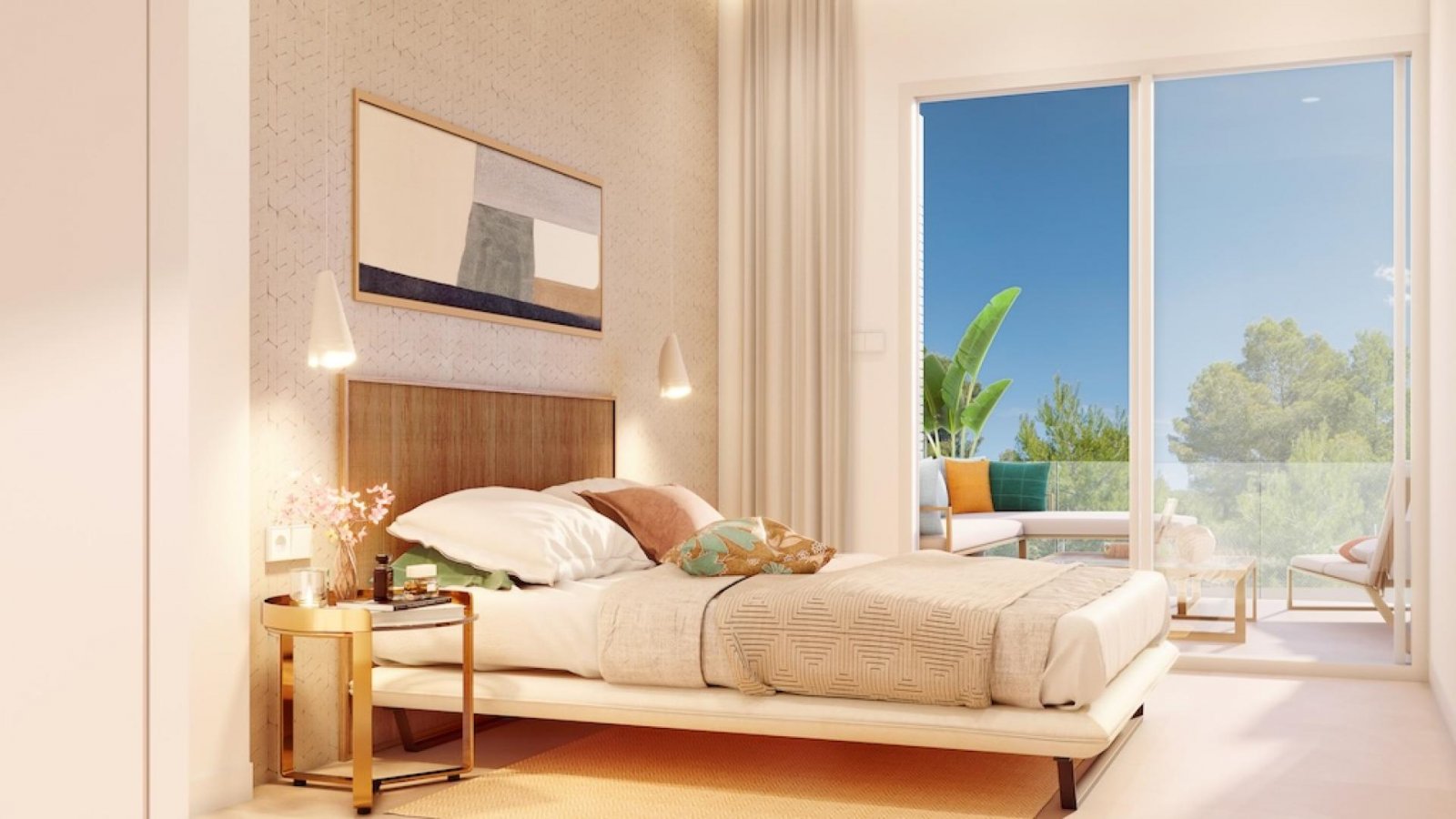 Stilvolles Apartment mit Gemeinschaftspool und Garten