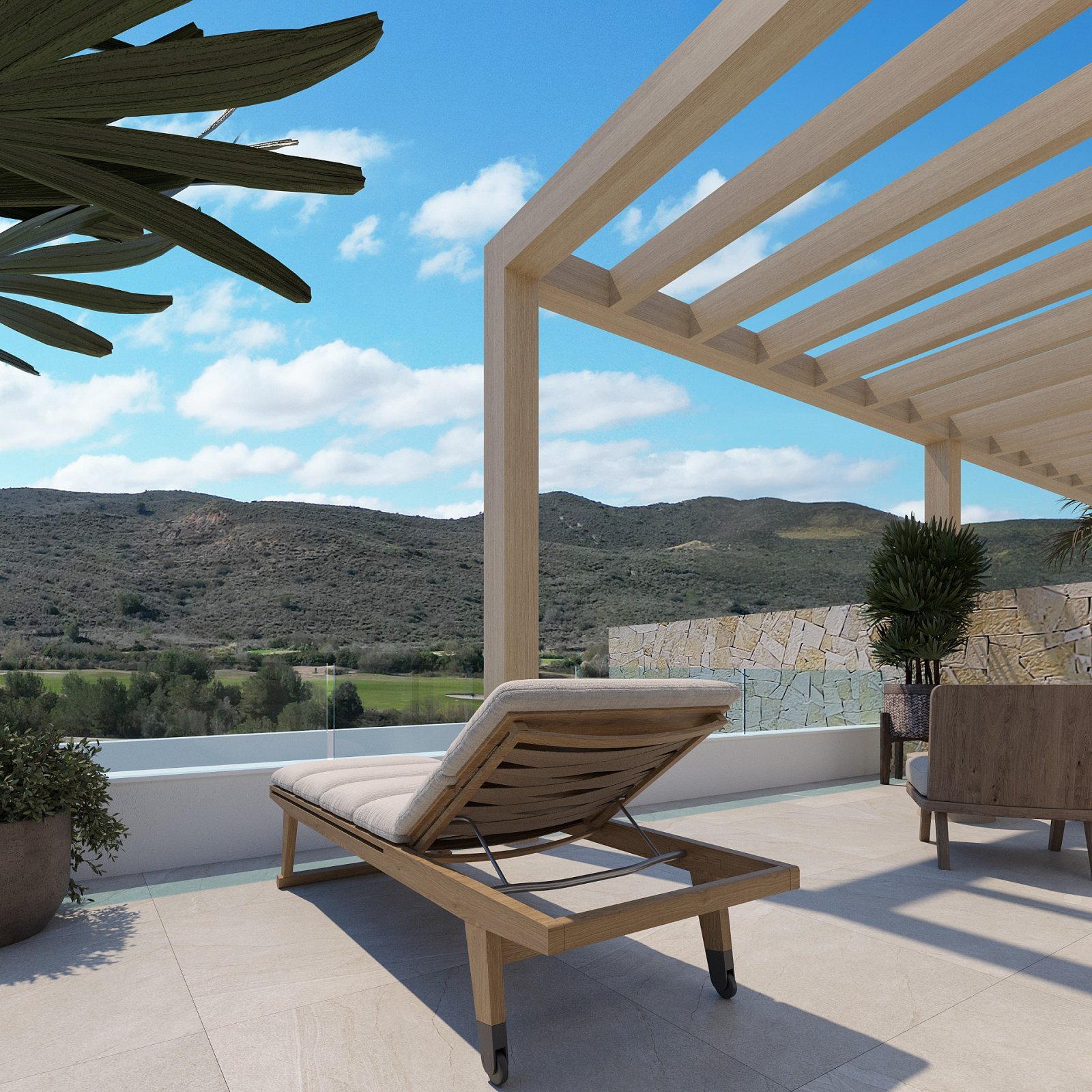 Exklusive Reihenhausvilla mit privatem Pool und Parkplatz