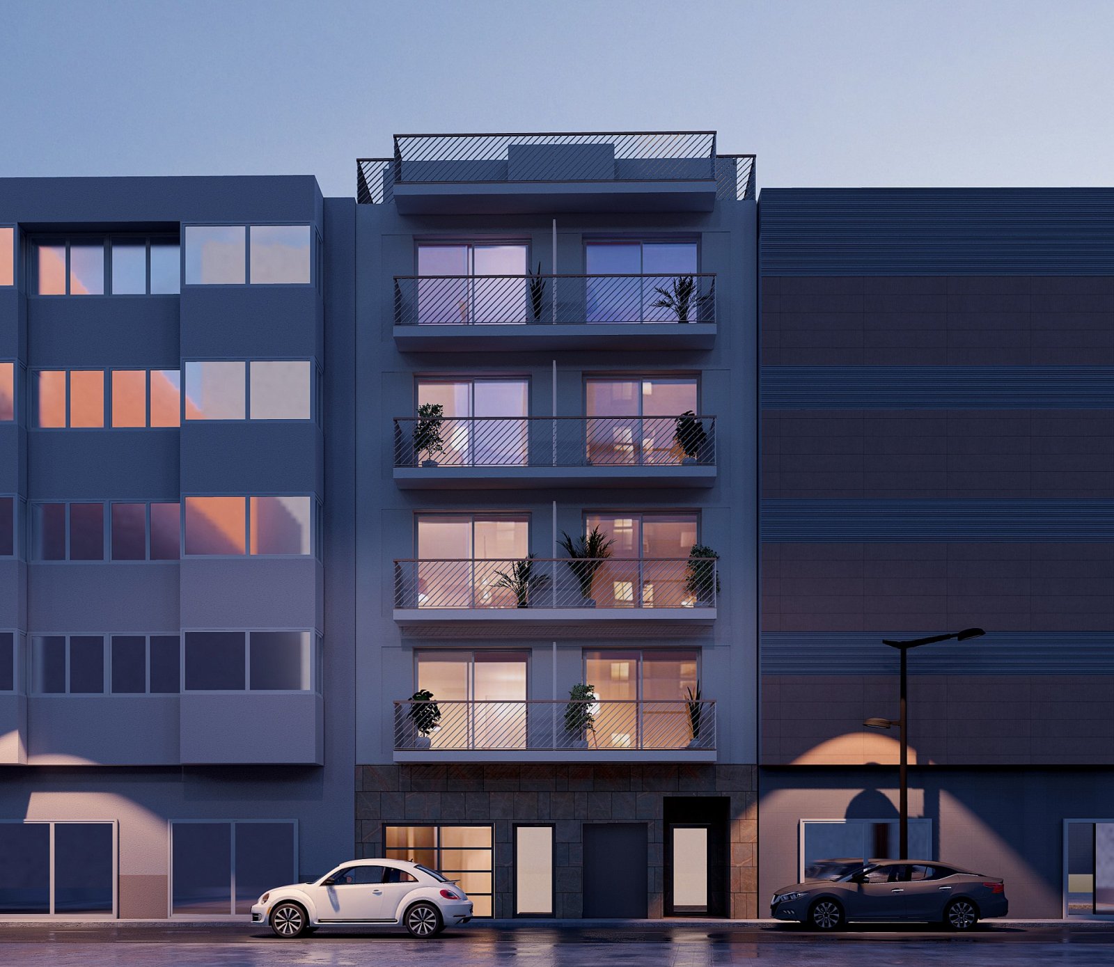 Modernes Apartment mit 1 Schlafzimmer, Terrasse und viel Parkplatz am Objekt