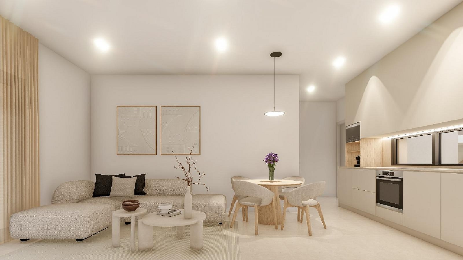 Terrassenapartment mit 2 Schlafzimmern & viel Parkraum – nahe Strand & Zentrum