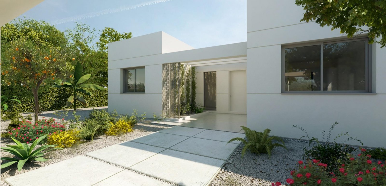 Elegante 4-Zimmer-Villa mit Pool, Garage und minimalistischer Architektur