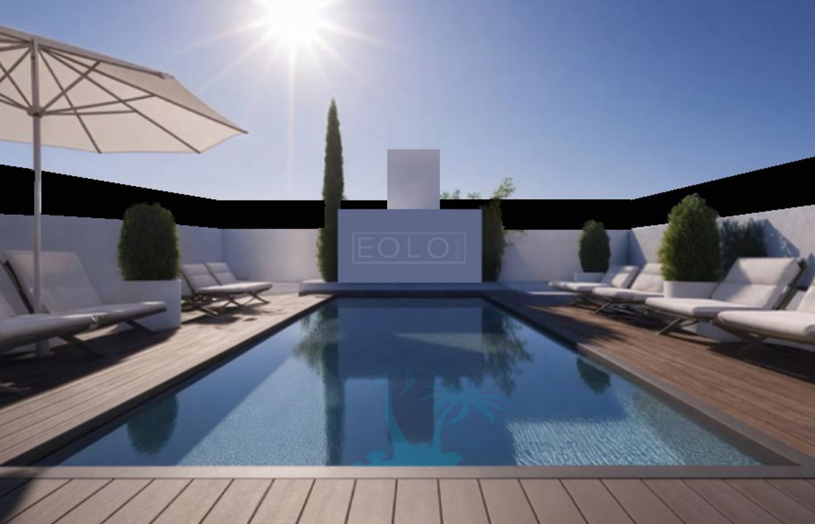 San Pedro Del Pinatar: Moderne Gartenwohnung mit Pool, 2 Schlafzimmern & Stellplatz 