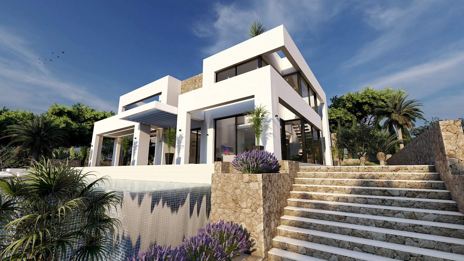 Luxusvilla mit Infinity-Pool und atemberaubendem Meerblick