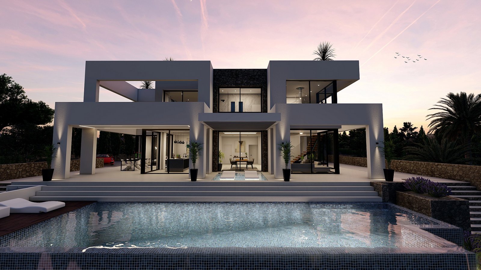 Luxusvilla mit Infinity-Pool und atemberaubendem Meerblick