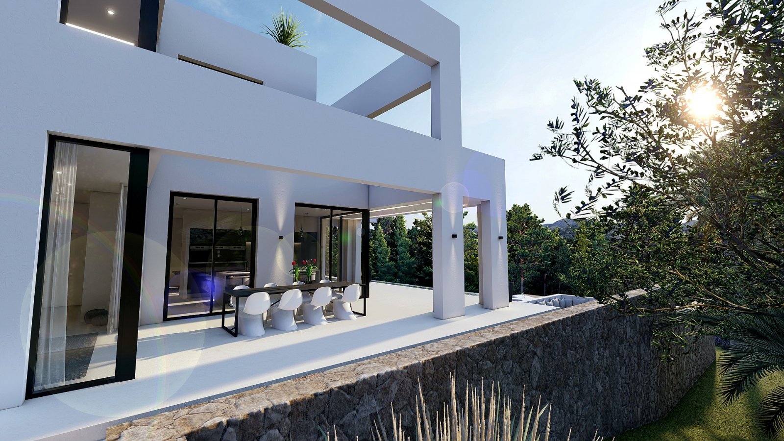 Luxusvilla mit Infinity-Pool und atemberaubendem Meerblick