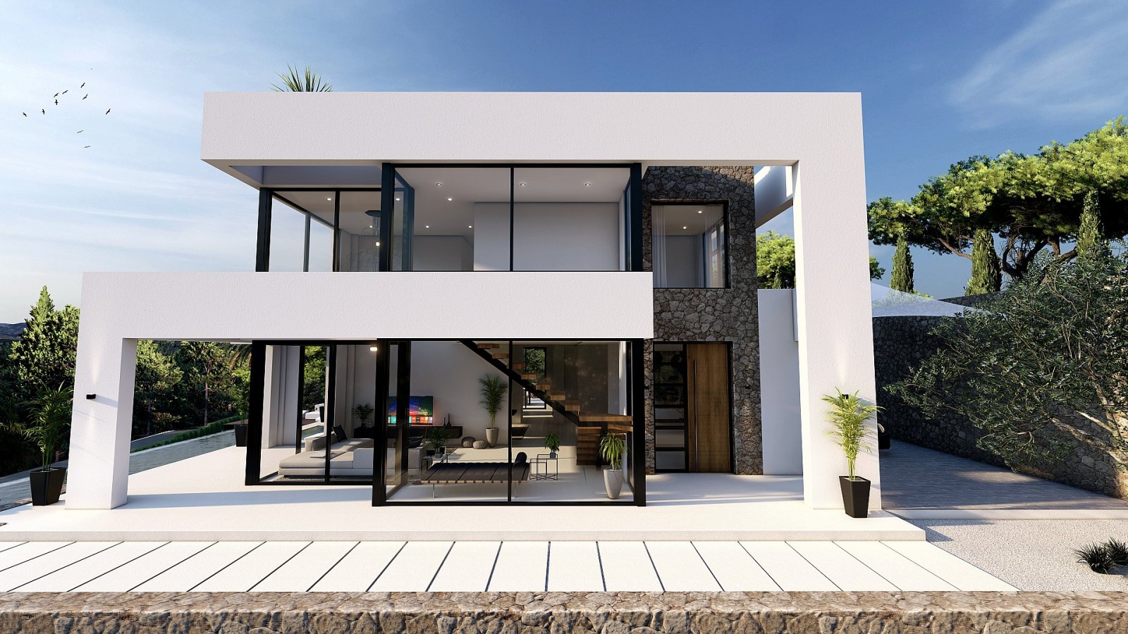 Luxusvilla mit Infinity-Pool und atemberaubendem Meerblick