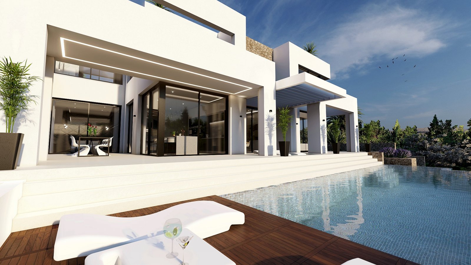 Luxusvilla mit Infinity-Pool und atemberaubendem Meerblick