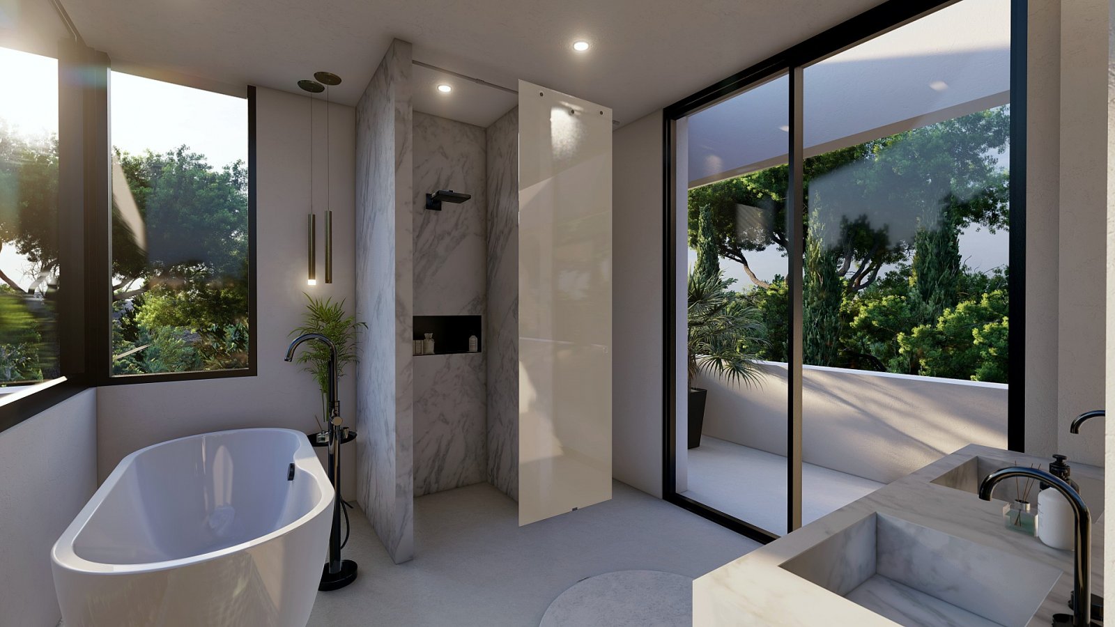 Luxusvilla mit Infinity-Pool und atemberaubendem Meerblick