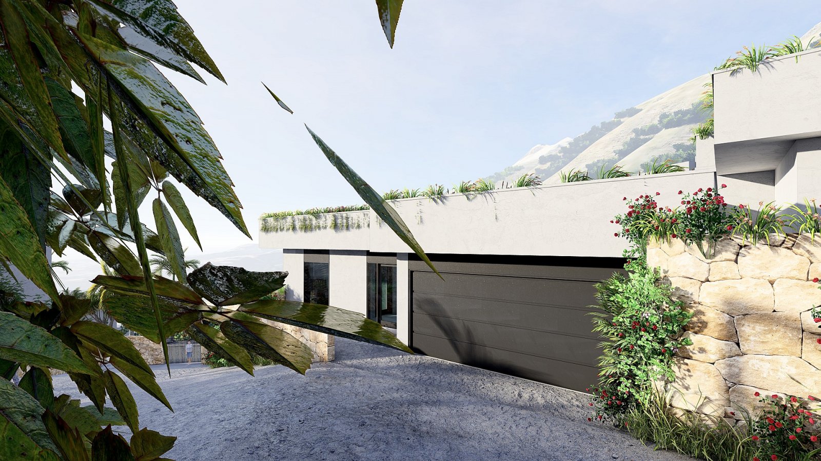 Luxusvillen mit modernem Design und mediterranem Flair