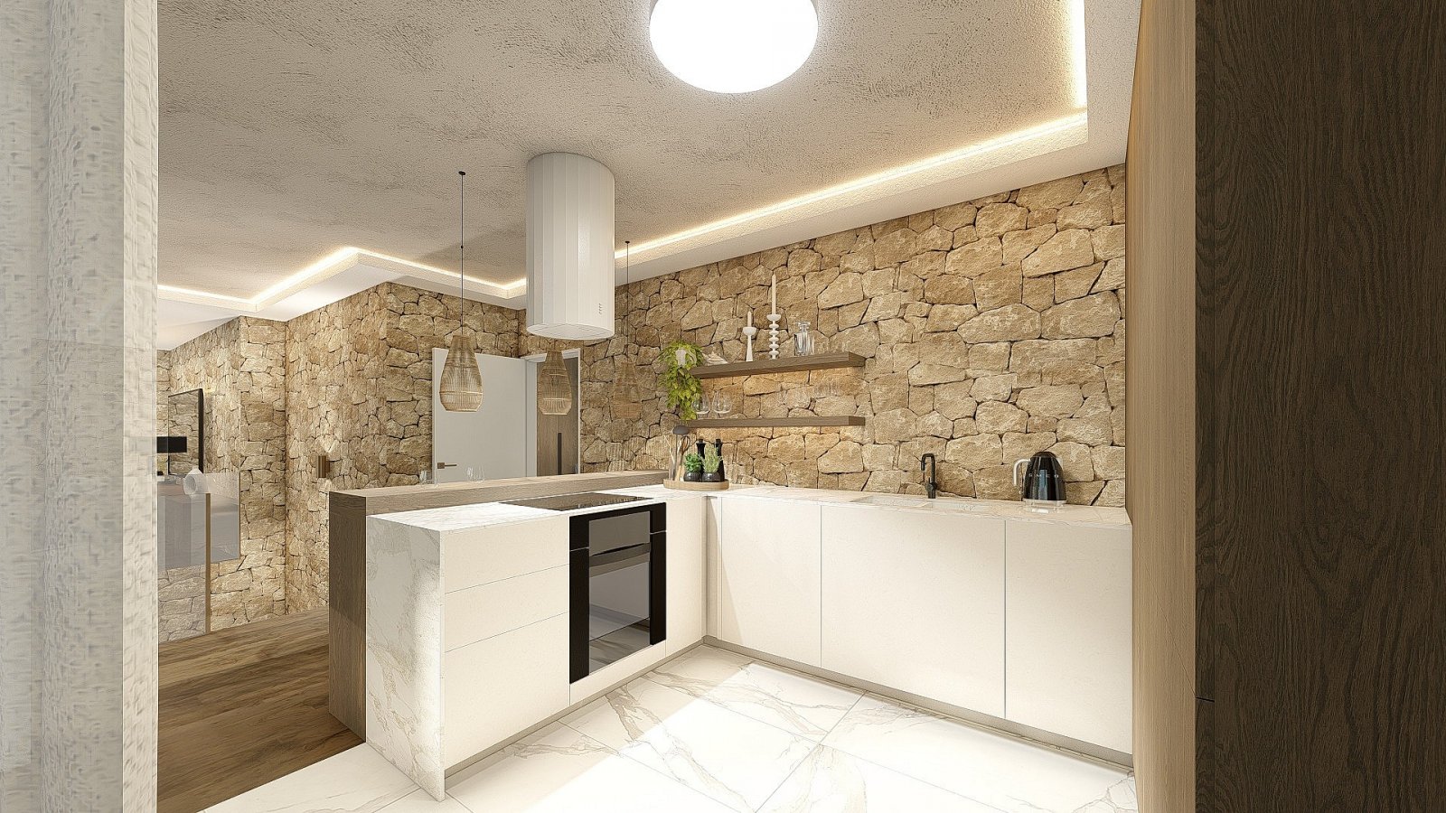 Luxusvillen mit modernem Design und mediterranem Flair