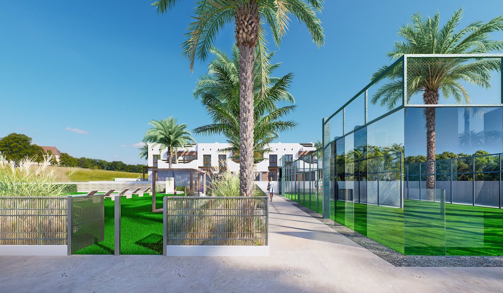 Neubau-Penthouse mit Solarium nahe dem Meer