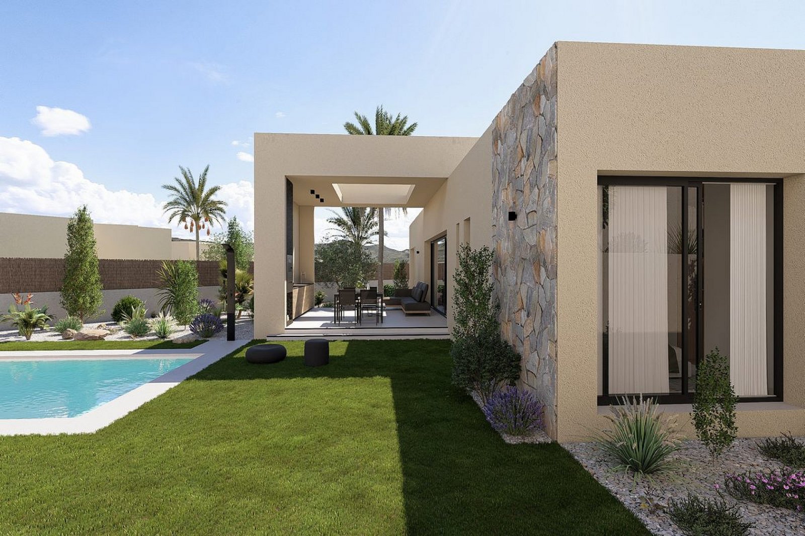 Altaona Village: Stilvolle Villa mit privatem Pool und Außenküche 