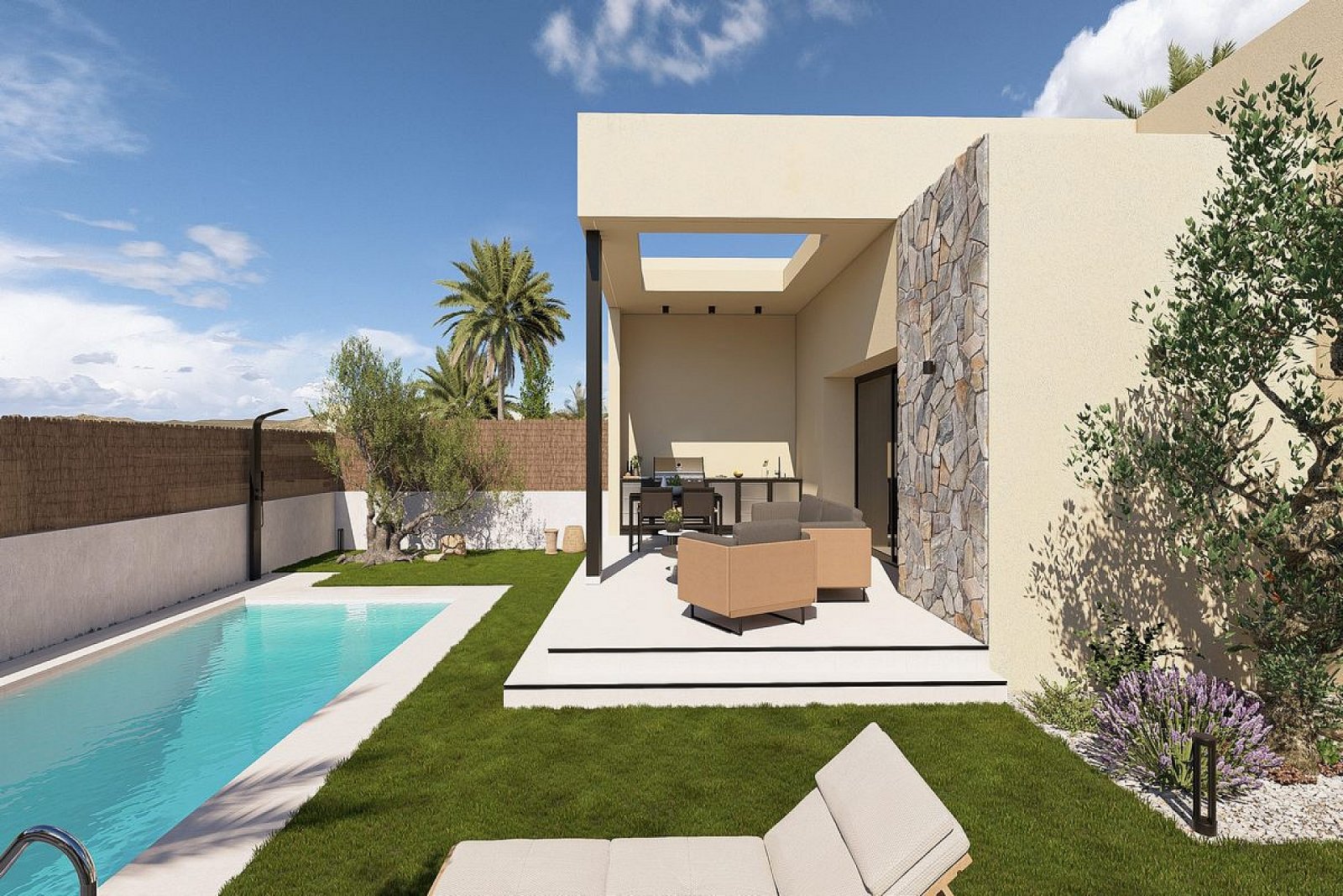 Stilvolle Villa mit privatem Pool und Außenküche