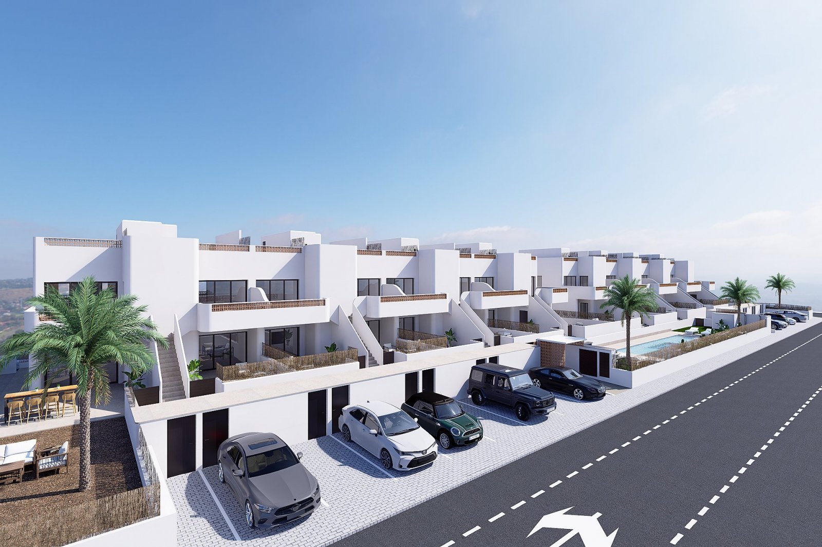 Ibiza-Style Apartment mit Garten & Pool in Dolores