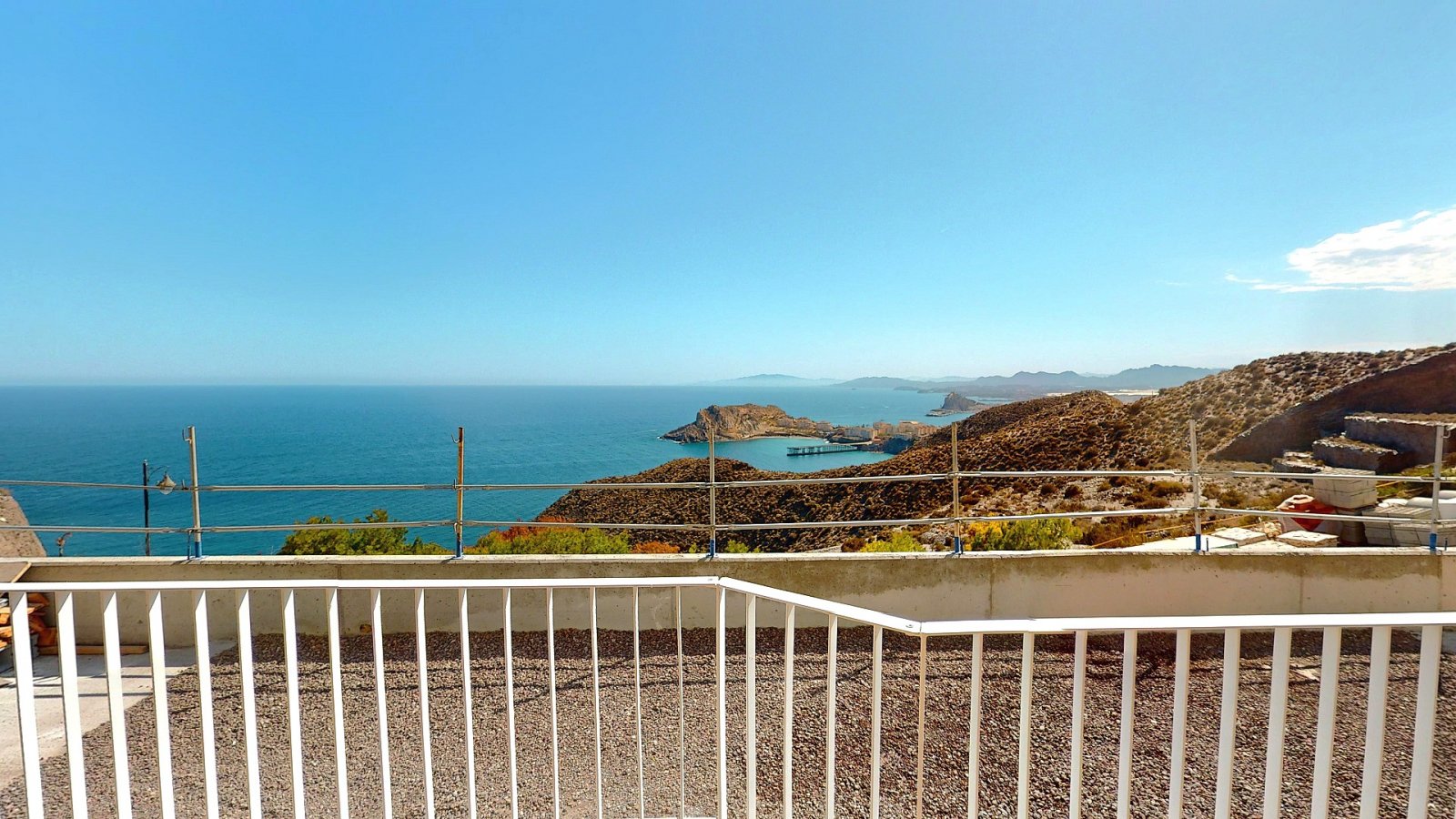 Aguilas: Luxus-Apartment mit Meerblick, Terrasse & Pool 