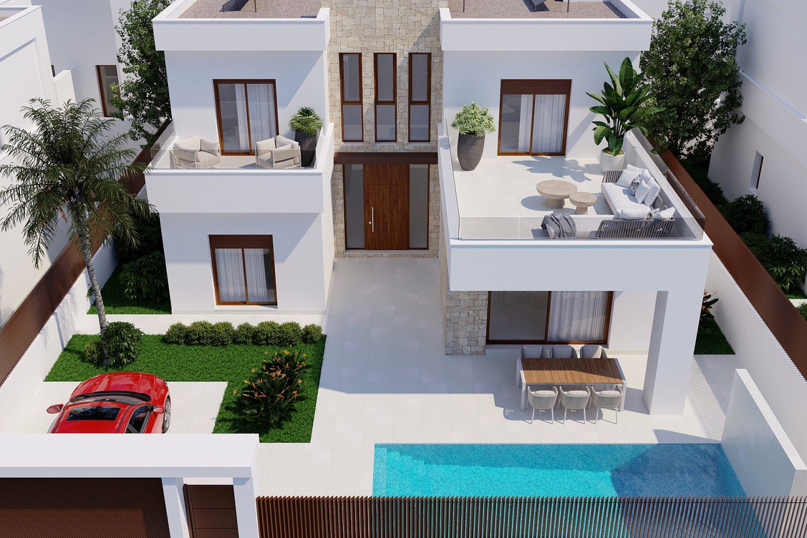 Vistabella Golf: Mediterrane Villa mit Pool und 4 Schlafzimmern im Golfresort 
