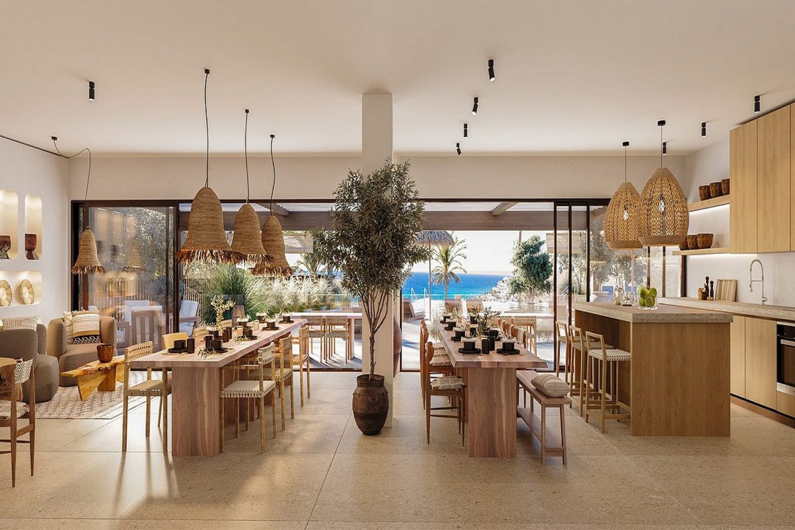 Exklusive Wohnung mit Meerblick & Pool