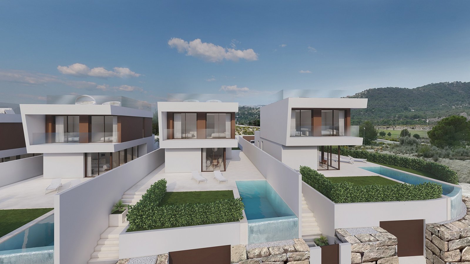 Finestrat: Exklusive Villa mit Solarium & Meerblick 