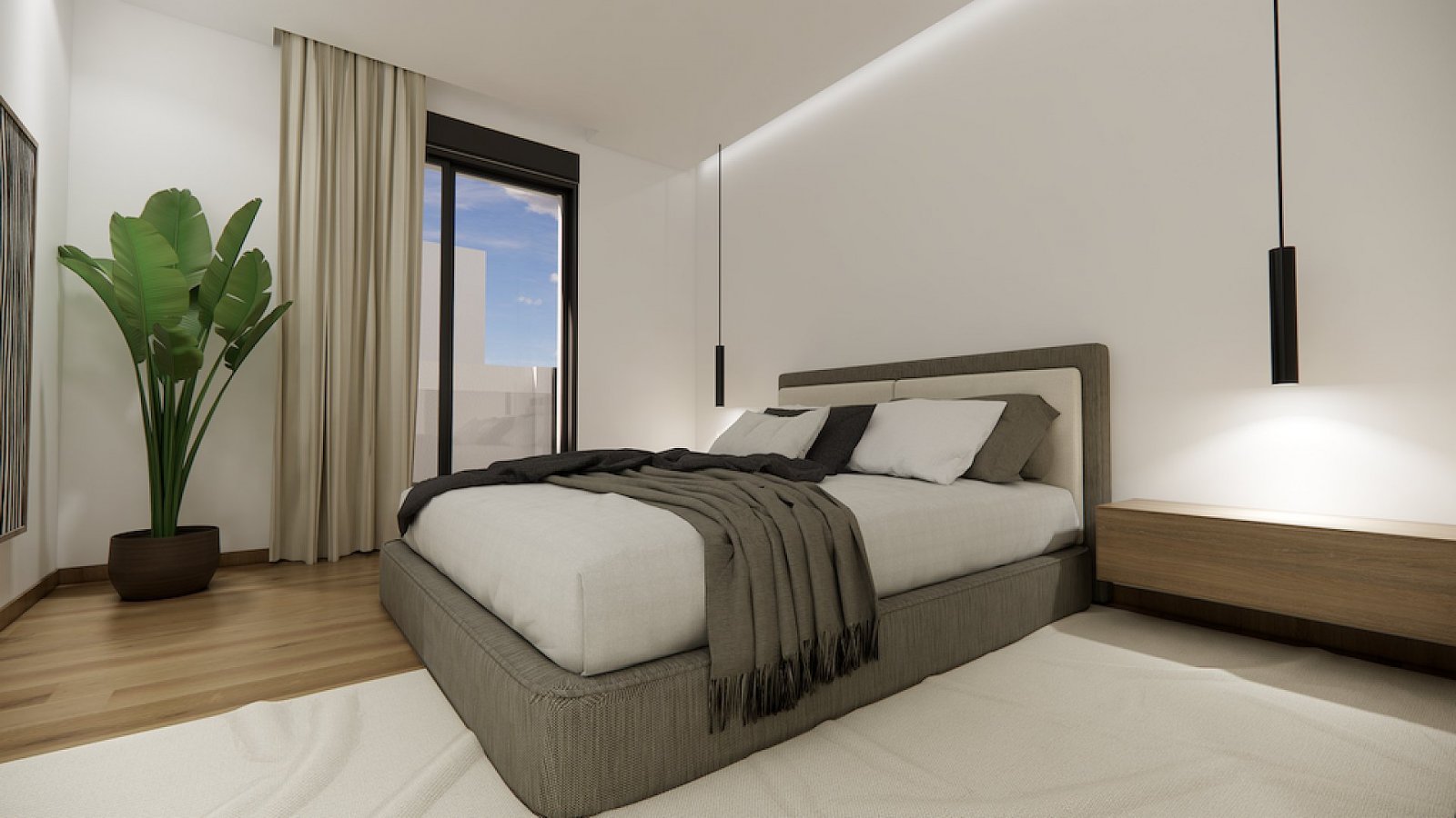 Exklusive Reihenhaus-Villa mit Privatpool
