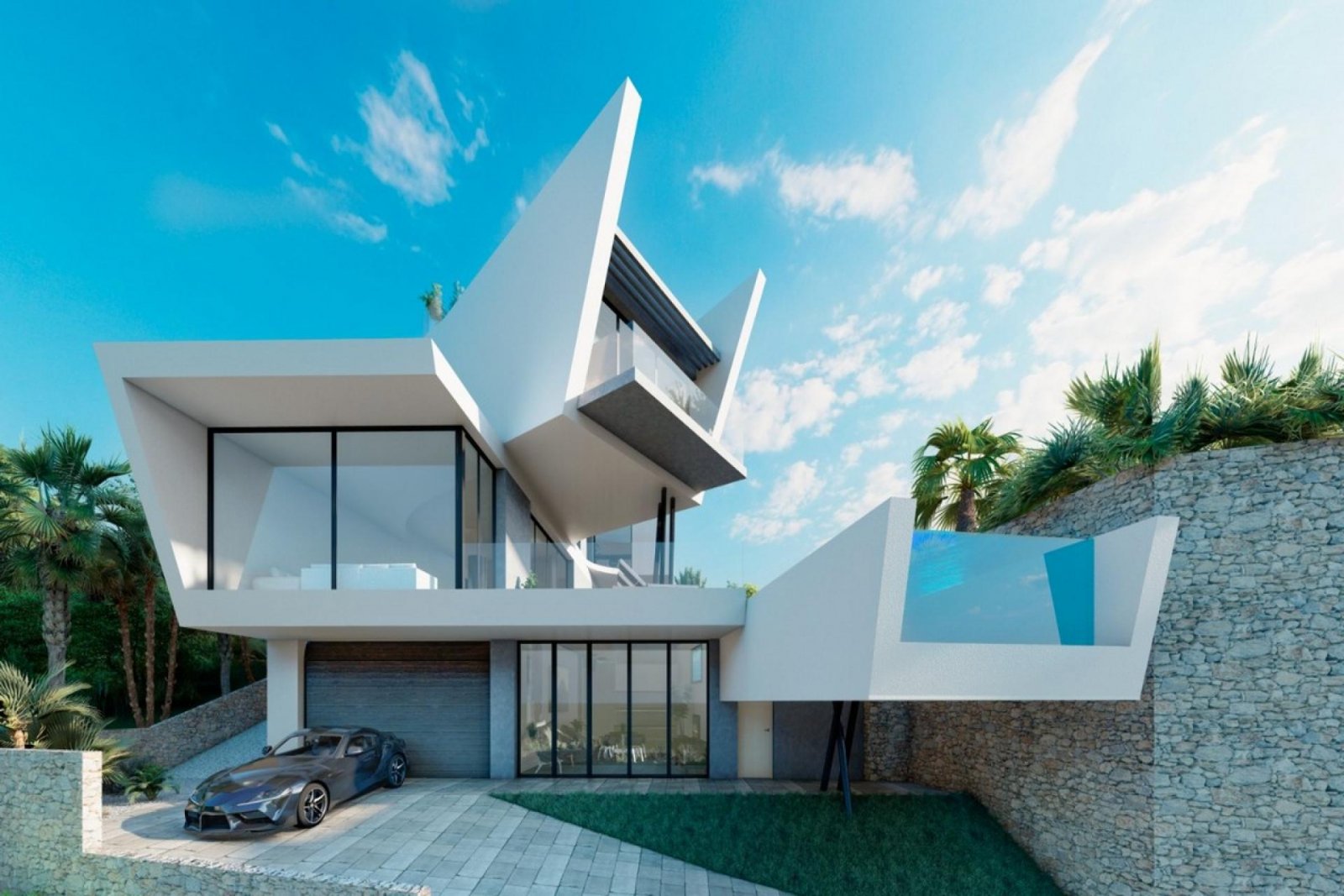 Moderne Villa mit Infinity-Pool und gehobener Ausstattung