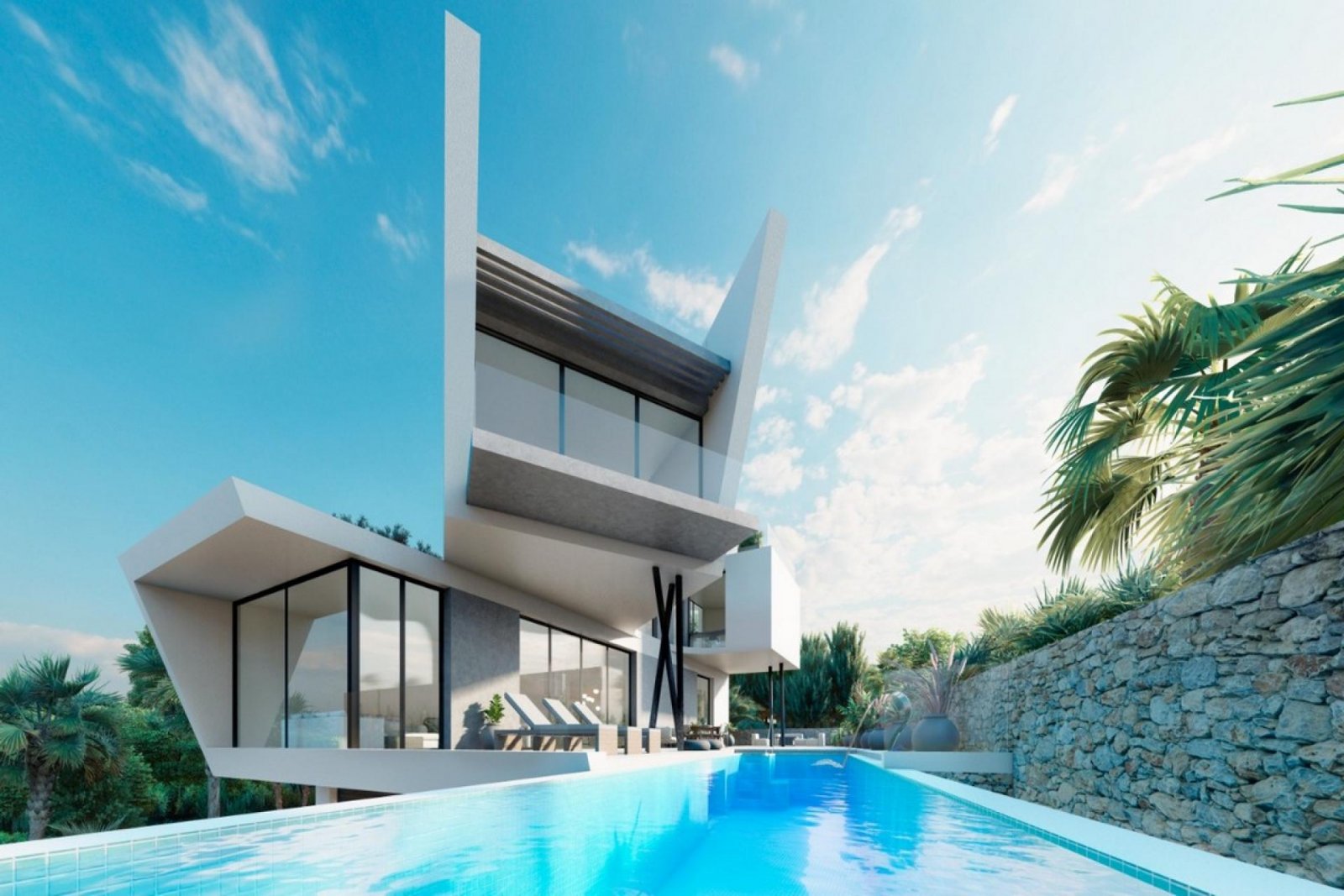 Moderne Villa mit Infinity-Pool und gehobener Ausstattung
