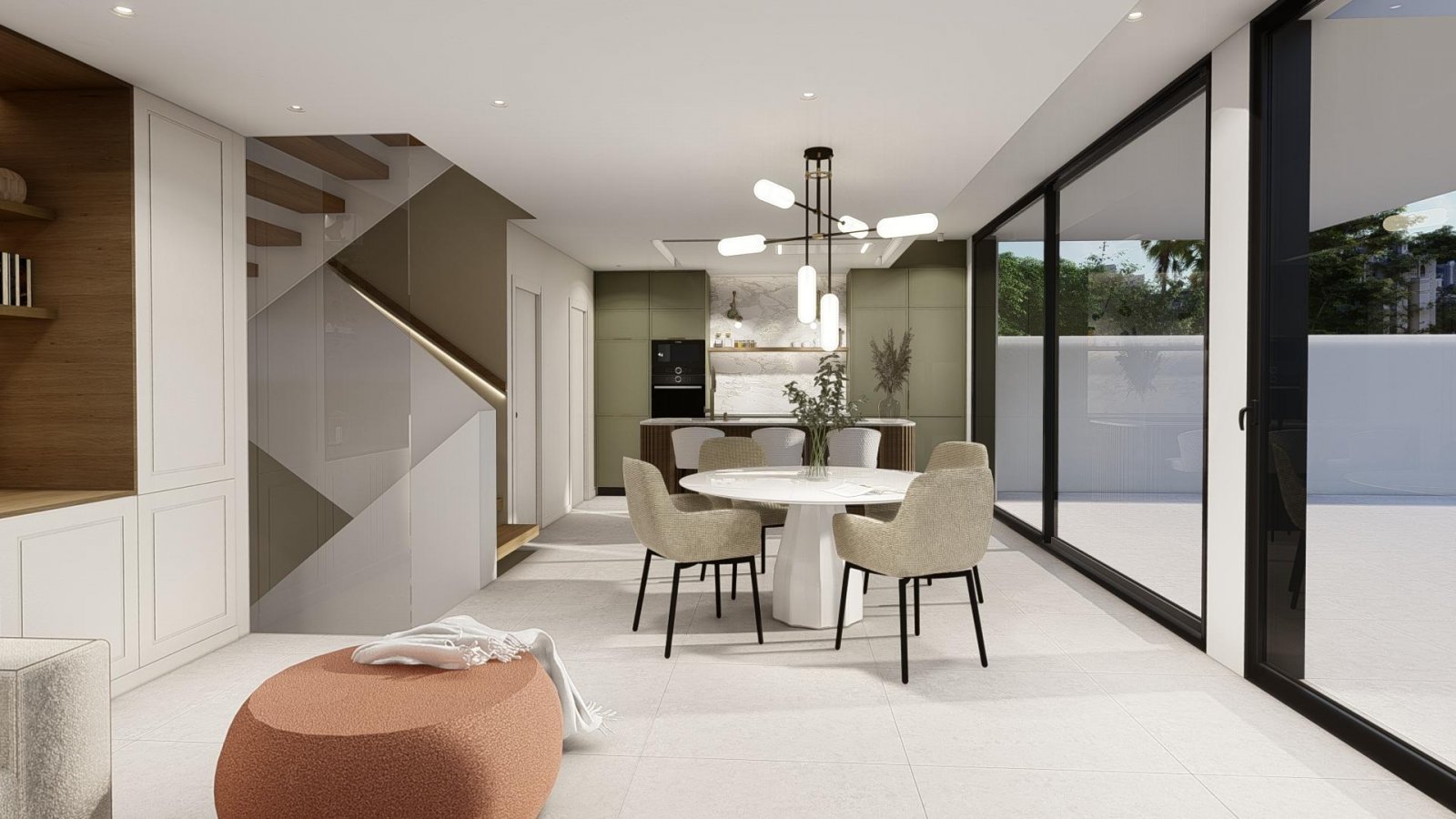 Moderne Villen mit privatem Pool und Solarium