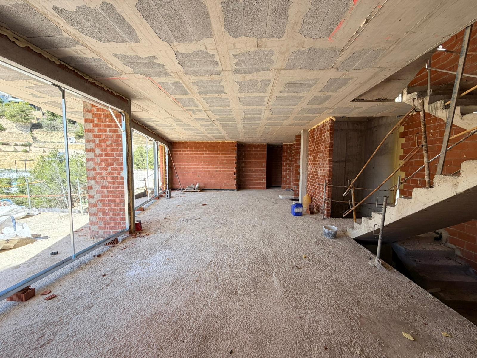 Moderne Luxusvilla mit Panoramablick auf das Mittelmeer