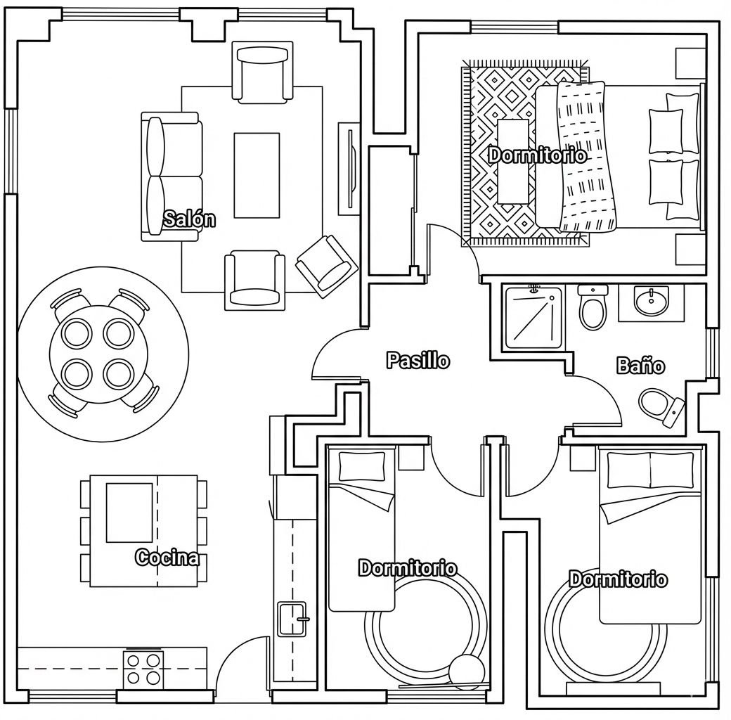 Stilvolle Wohnung in direkter Strandnähe