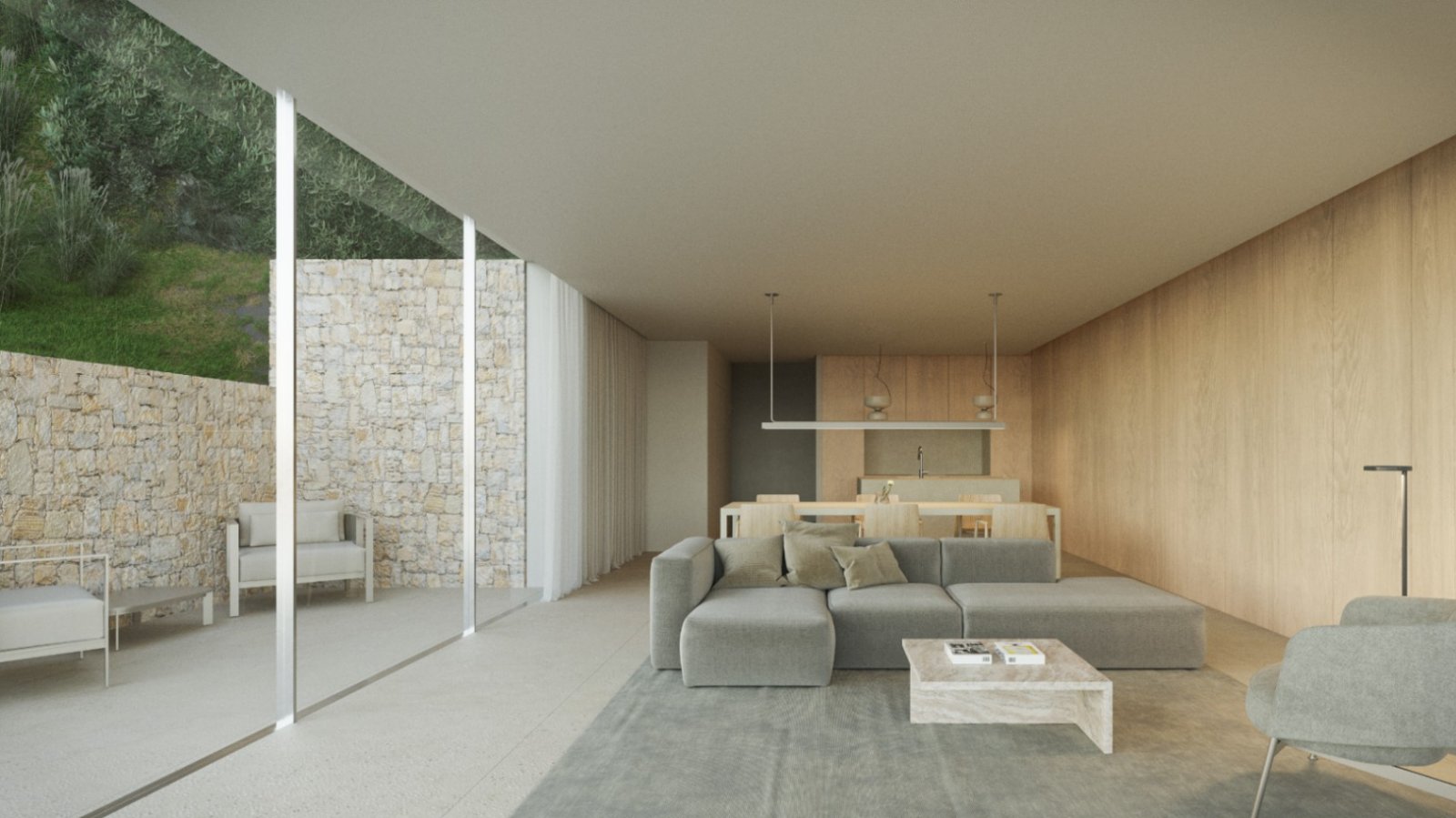 Moderne Luxusvilla mit Panoramablick und Privatsphäre