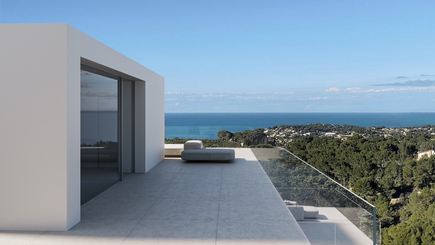 Designvilla mit spektakulärem Panoramameerblick
