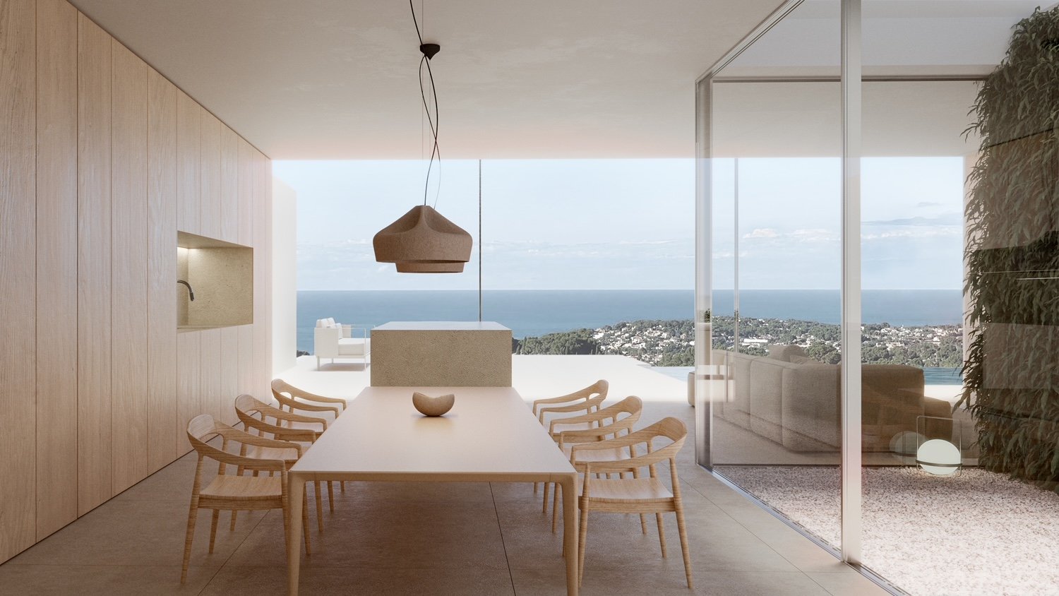 Designvilla mit spektakulärem Panoramameerblick