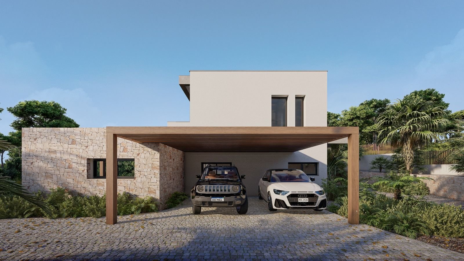 Designvilla mit Nähe zum Meer und Infinity-Pool