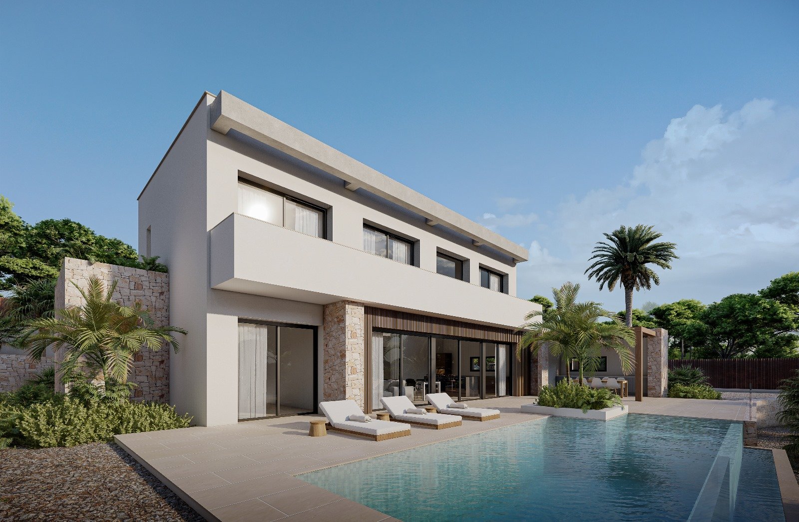 Designvilla mit Nähe zum Meer und Infinity-Pool