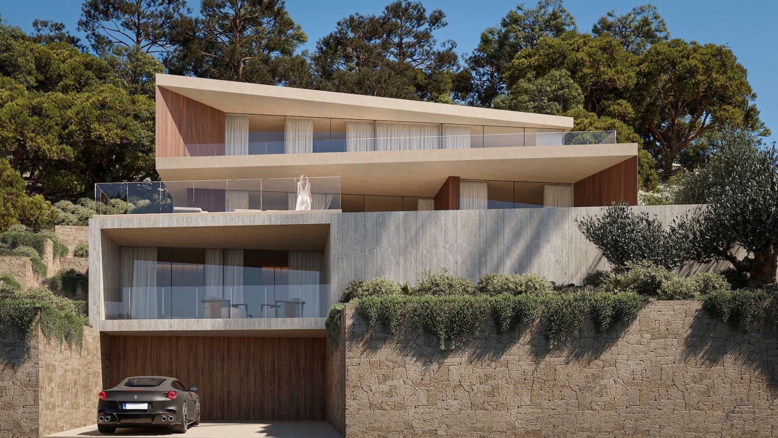 Benissa : Exklusive Luxusvilla mit Panoramablick in Benissa 