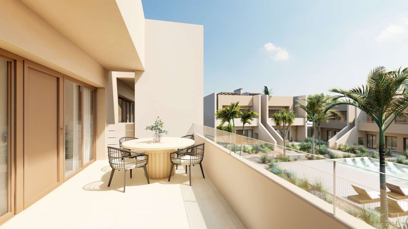 Moderne Bungalows und Penthäuser im exklusiven Roda Golf Resort