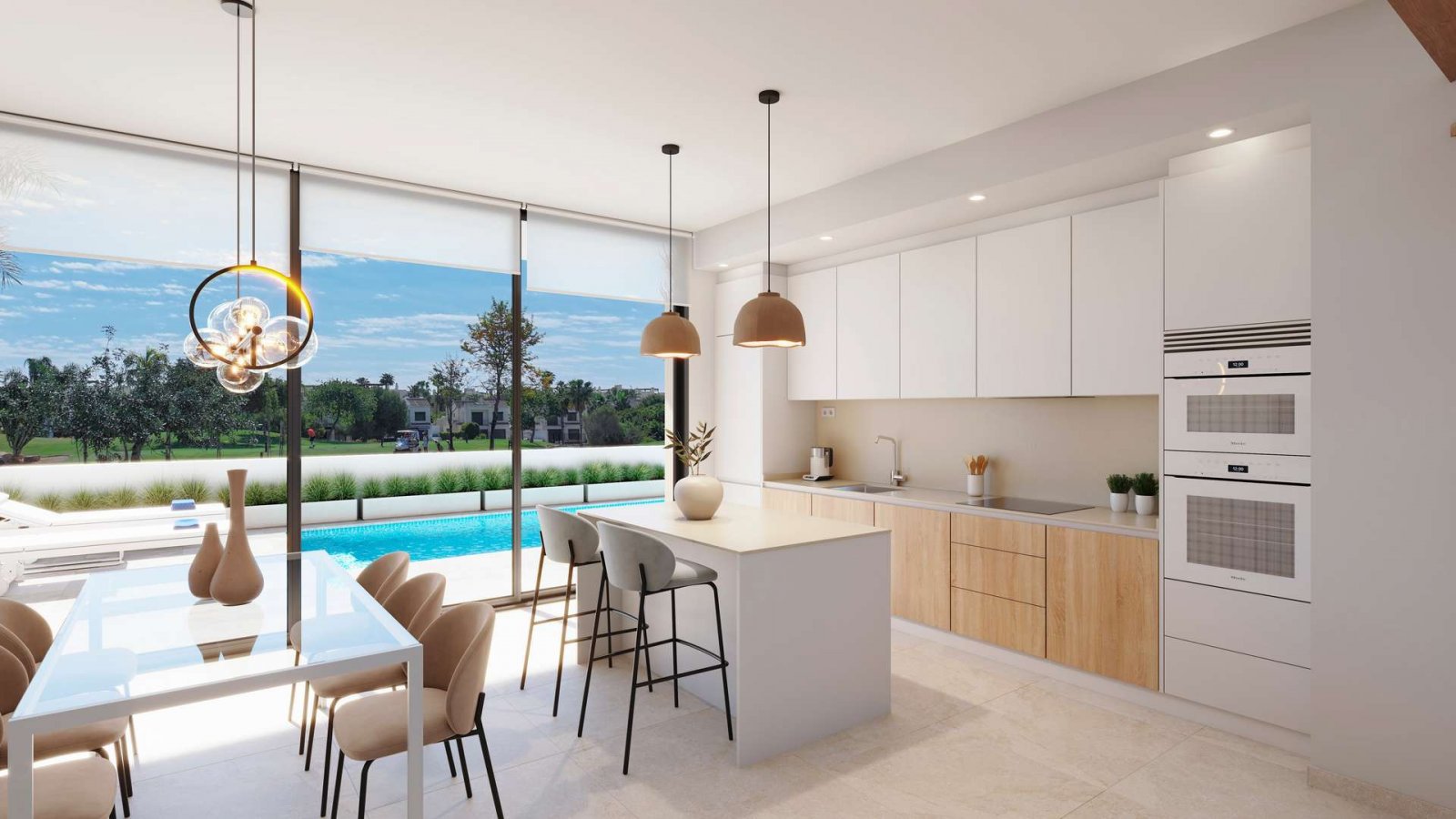 Moderne Villa in erster Golflinie im exklusiven Roda Golf Resort