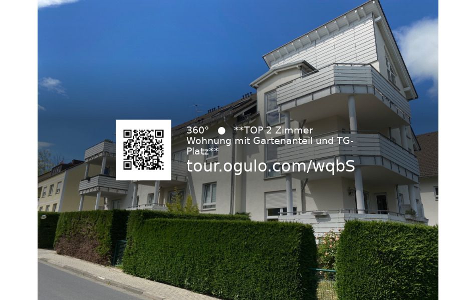 Hofheim: ***VERKAUFT***MARXHEIM - GROSSZUEGIGE 2-ZIMMER-WOHNUNG IN GEPFLEGTEM MEHRFAMILIENHAUS MIT TG-PLATZ*** 