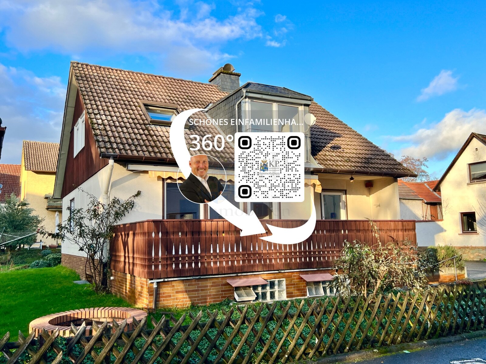 Hofheim: **VERKAUFT** HOFHEIM: Schönes Einfamilienhaus in Hofheim Wallau mit 6 Zimmern, 2 Küchen und 2 Bädern 