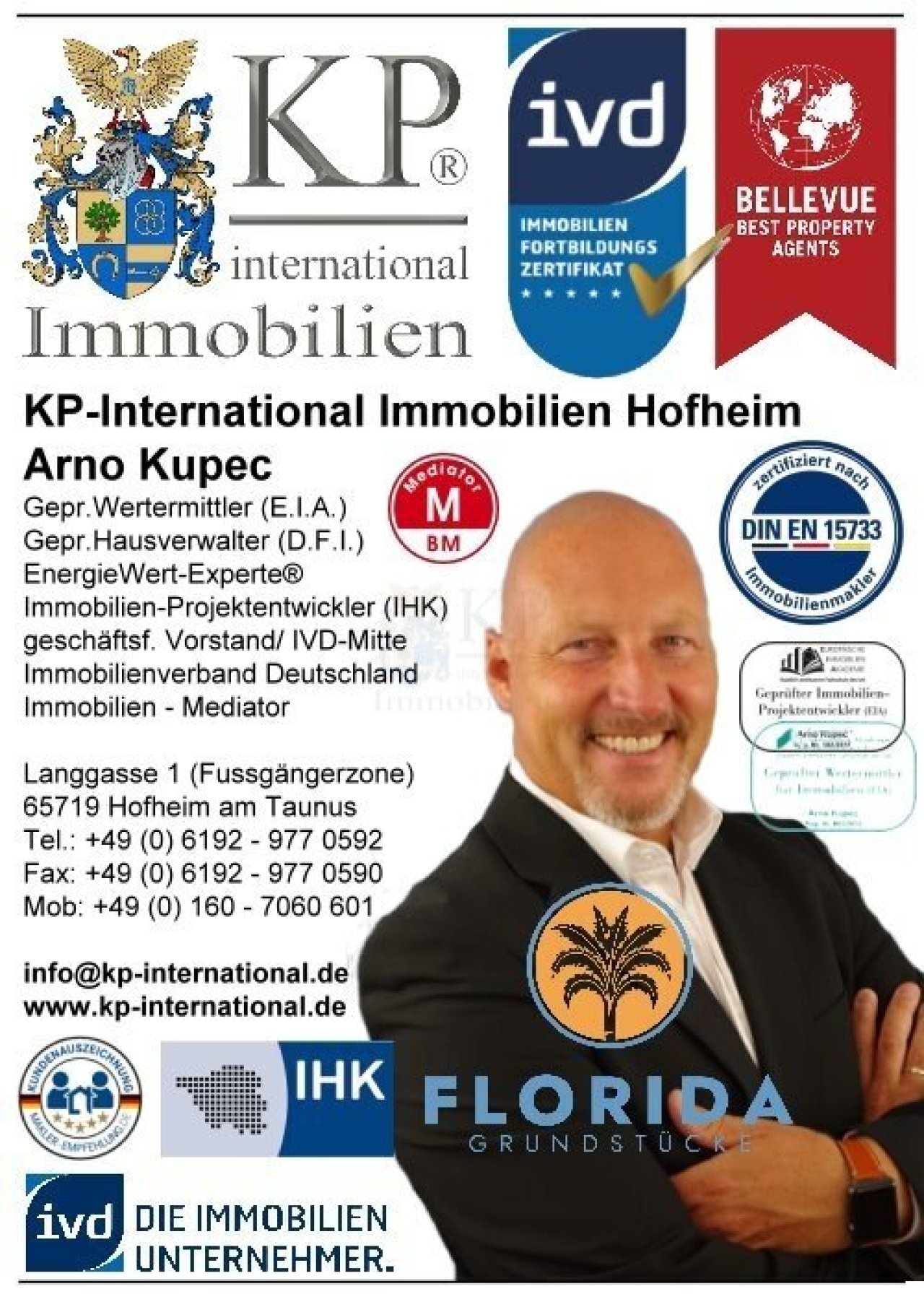 IHR ANSPRECHPARTNER - ARNO KUPEC