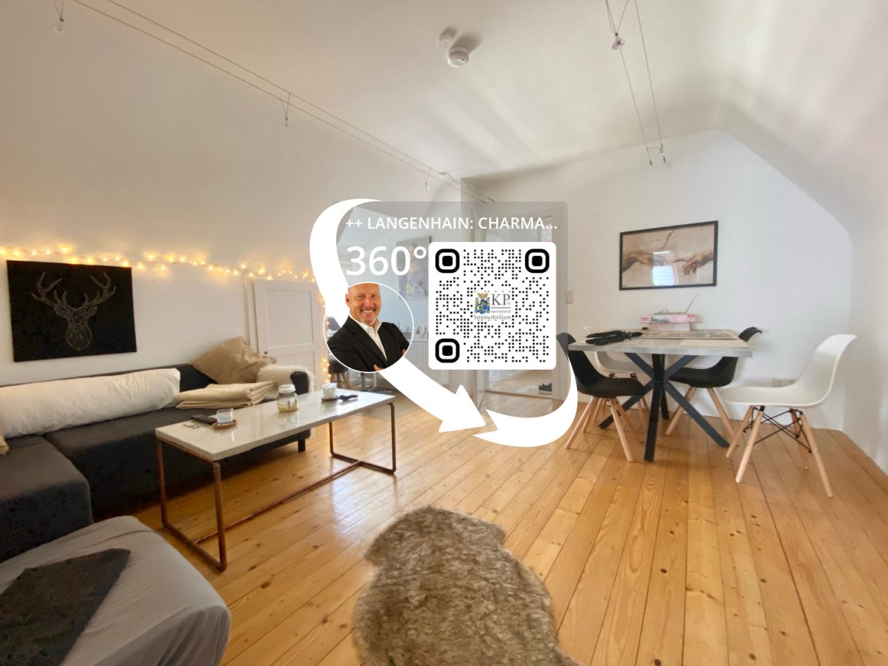 ** VERMIETET ** LANGENHAIN: NUR FÜR EINPERSONENHAUSHALT ! - Charmante 2-Zimmer Dachgeschosswohnung mit EBK und Duschbad +++