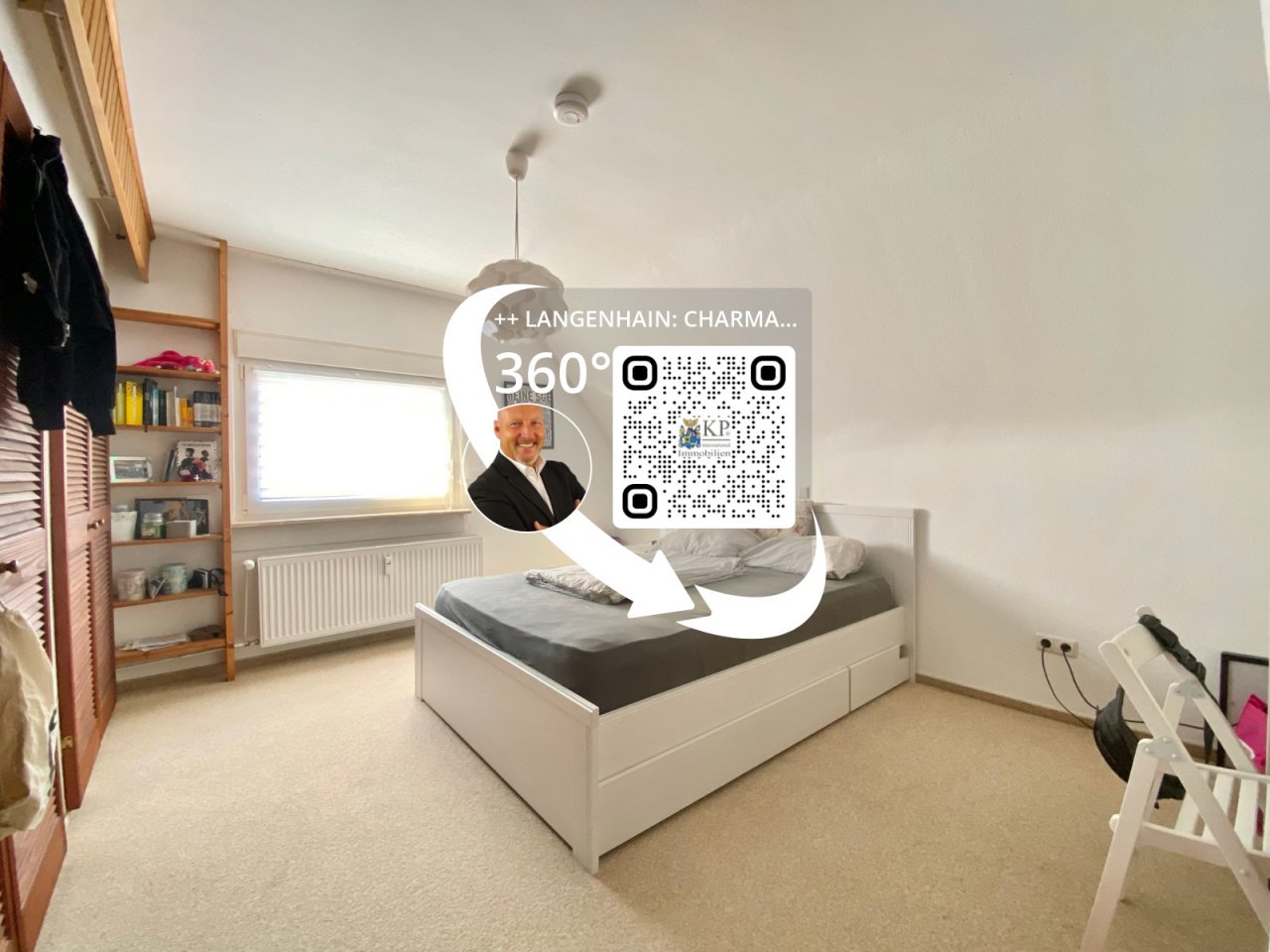 ** VERMIETET ** LANGENHAIN: NUR FÜR EINPERSONENHAUSHALT ! - Charmante 2-Zimmer Dachgeschosswohnung mit EBK und Duschbad +++