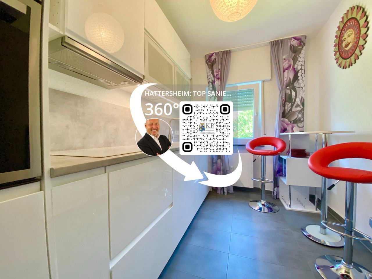 Hattersheim am Main: ***VERKAUFT***HATTERSHEIM: TOP 2 ZI WOHNUNG MIT BALKON, EBK UND GARAGE*** 