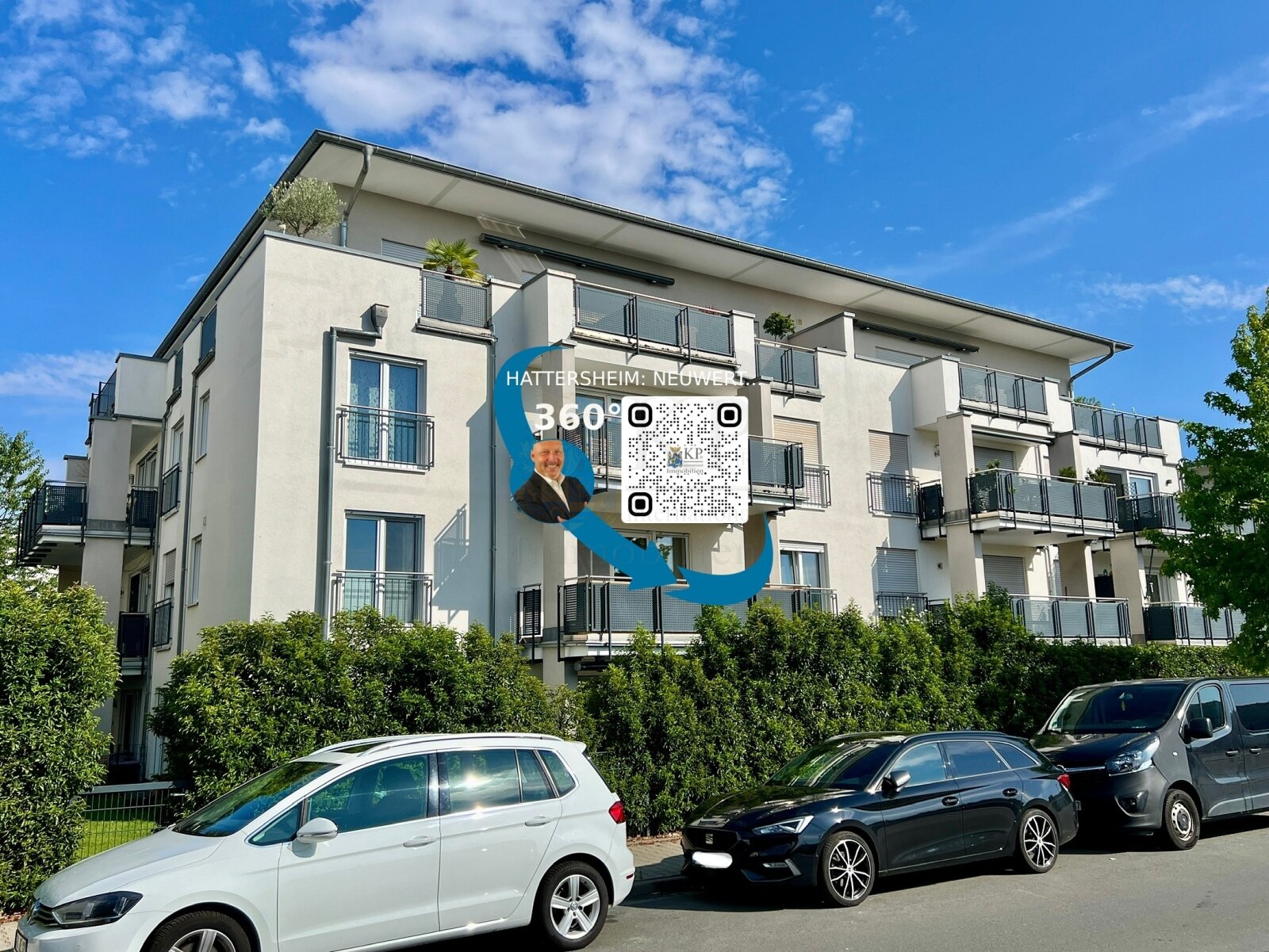 ** Nice and bright 3-room-apartment with balcony and underground parking space in Hattersheim **