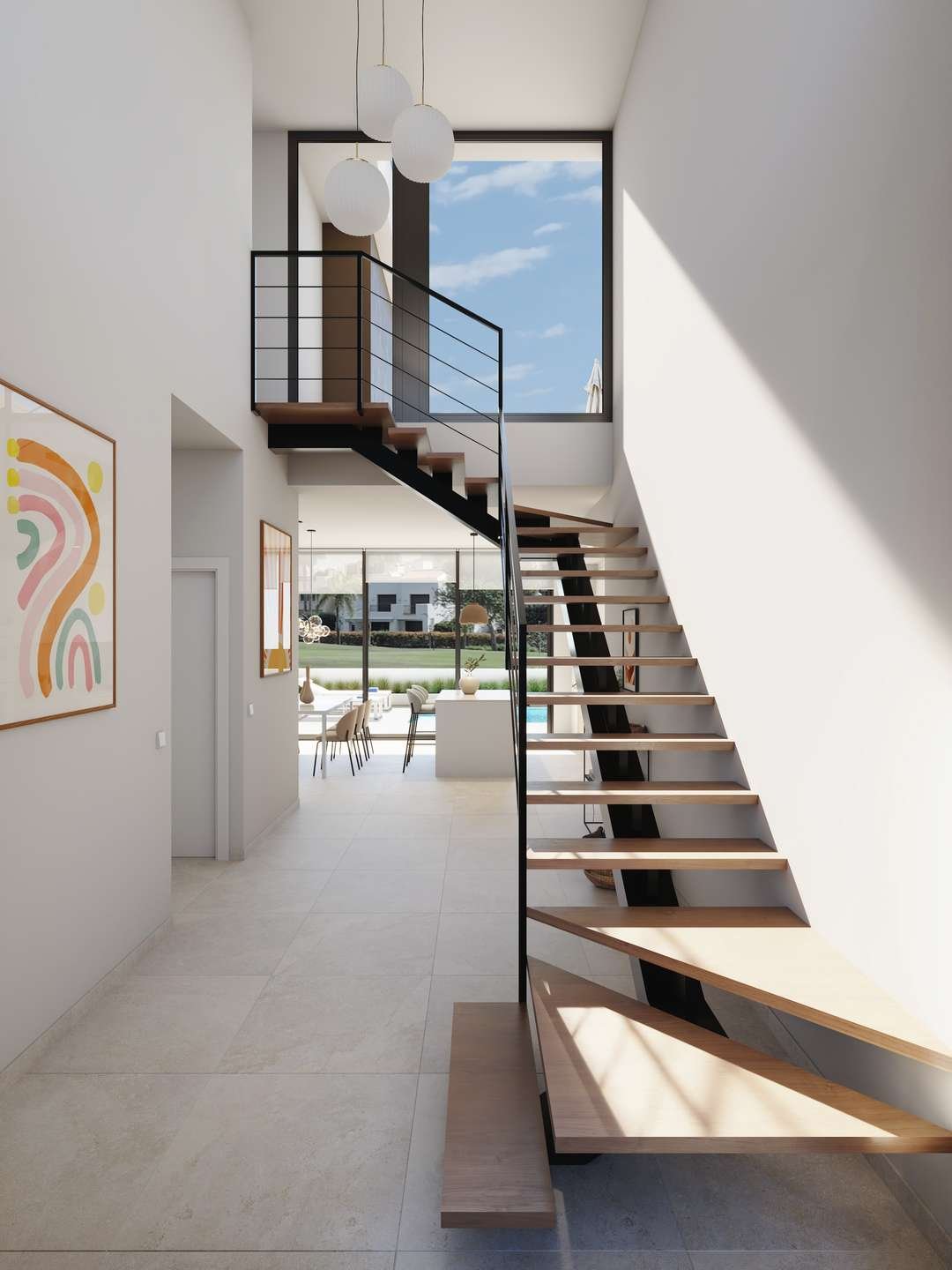 Großartige Villa in erster Golflinie, 3 Minuten vom Strand entfernt