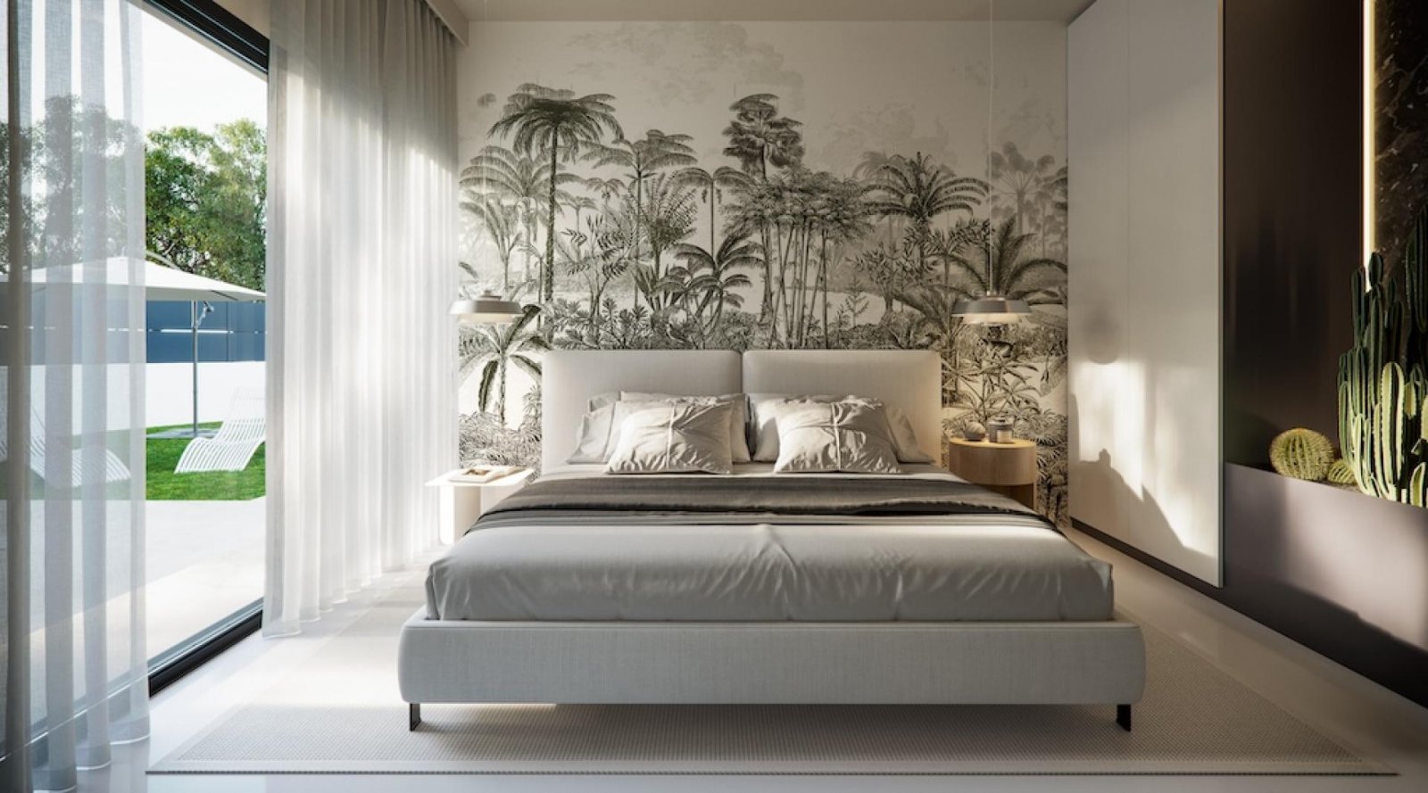 Moderne Bungalow-Villa mit Pooloption